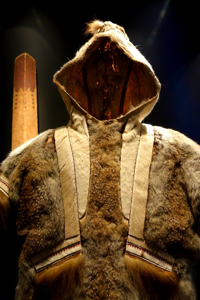 Clothing brought to Sweden from the Arctic by polar explorer Adolf Erik Nordenskiöld - Etnografiska museet - Stockholm, Sweden - DSC00826