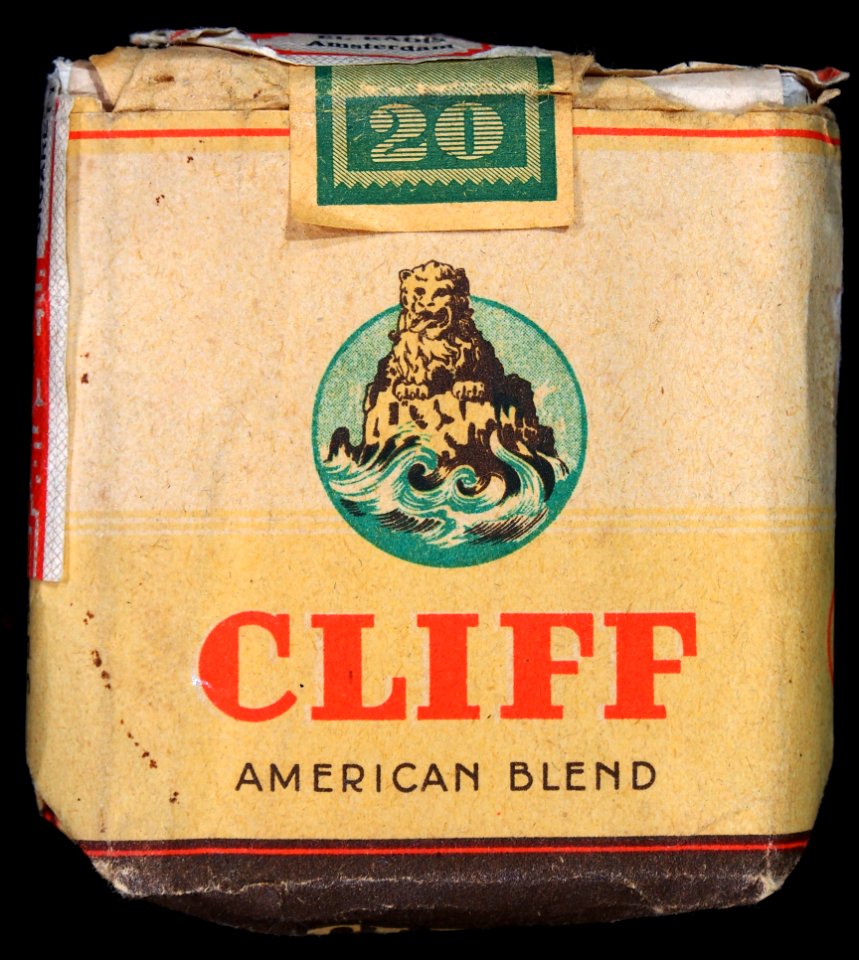 Cliff cigarettes pack, front