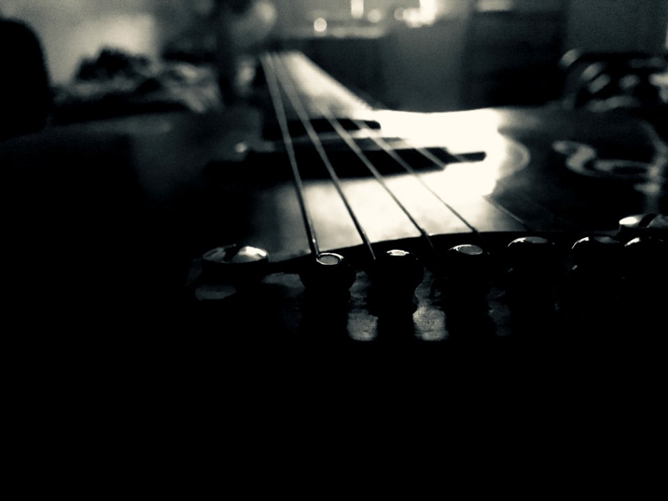 Close-up of a guitar