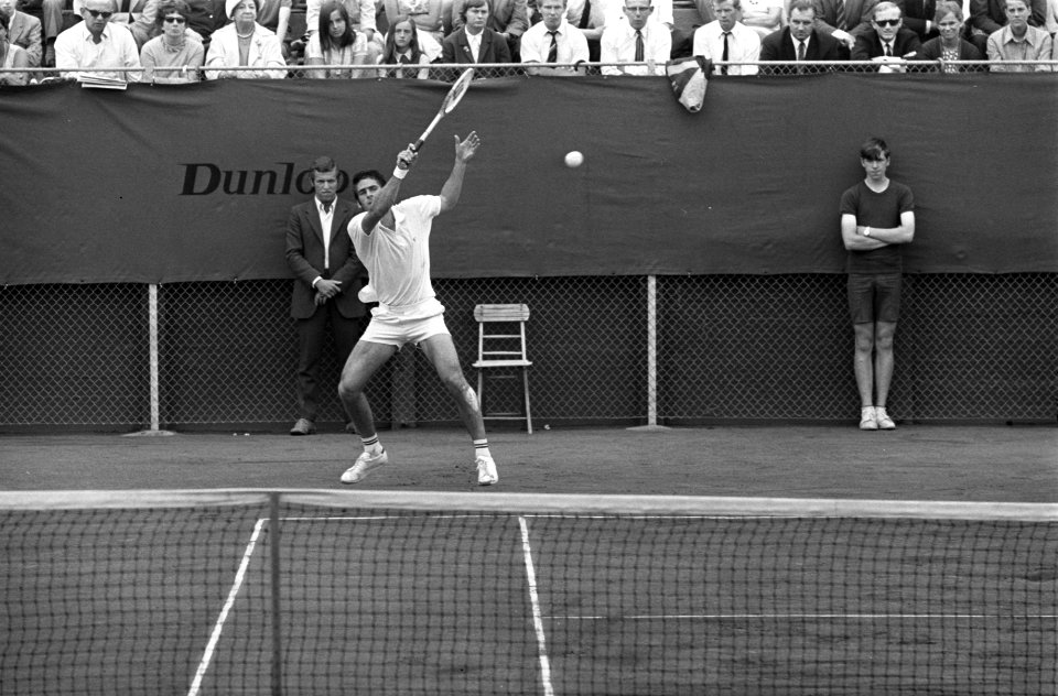 Cliff Drysdale in actie, Bestanddeelnr 922-6014
