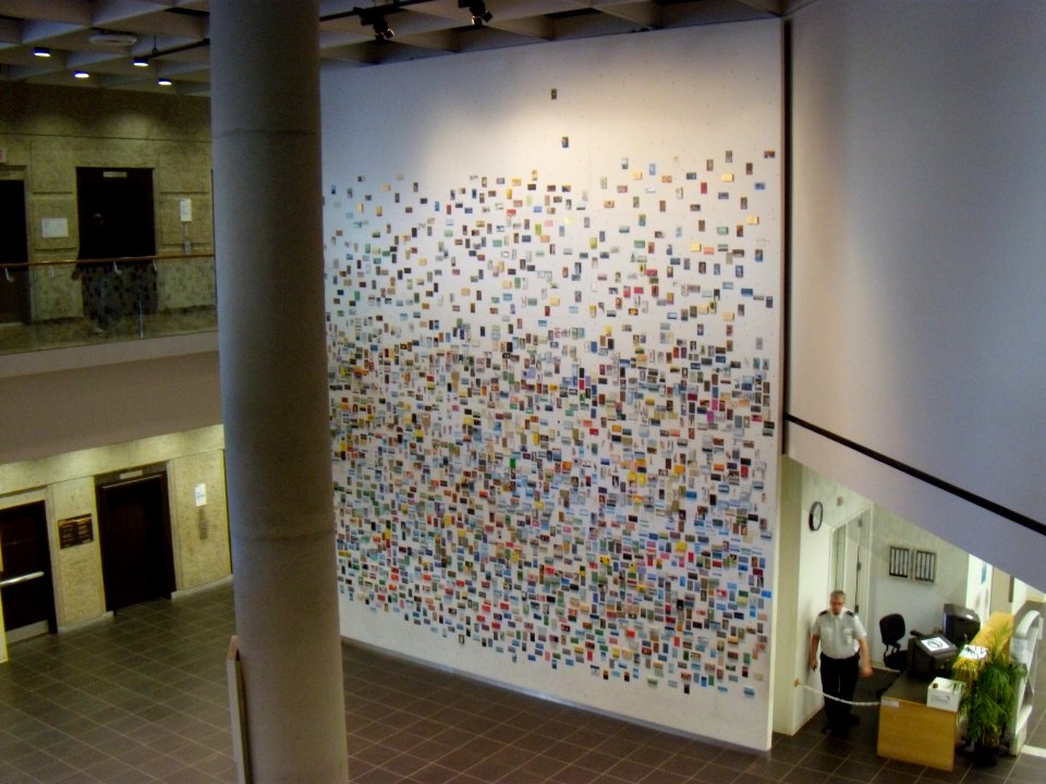 Cliff Eyland's "Untitled", in the lobby of Millennium Library in Winnipeg Manitoba 01