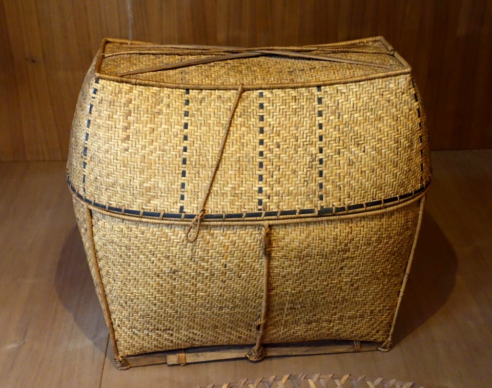 Clothing trunk, Cong - Vietnam Museum of Ethnology - Hanoi, Vietnam - DSC03082