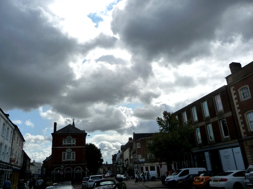 Clouds over Market Harborough
