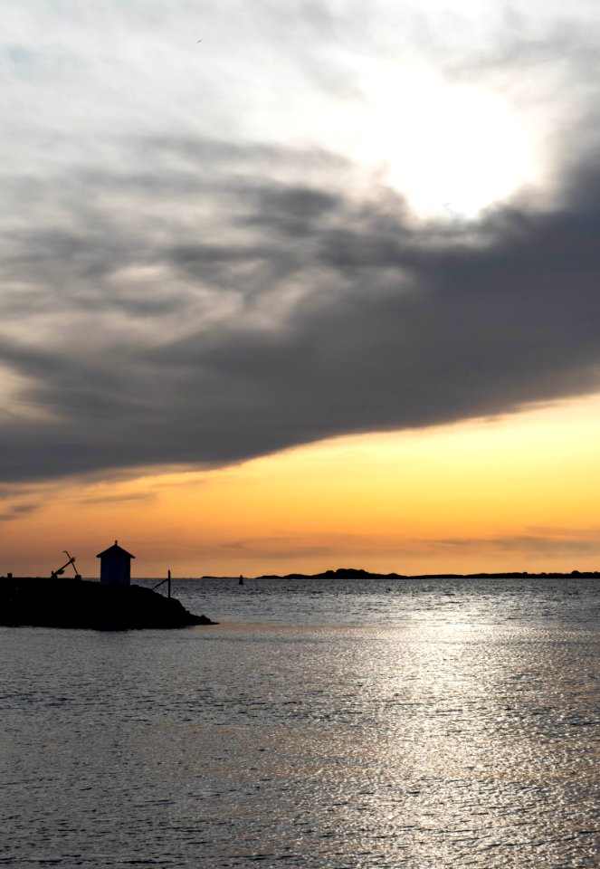 Cloud front over Fiskebäcksvik at golden hour 4