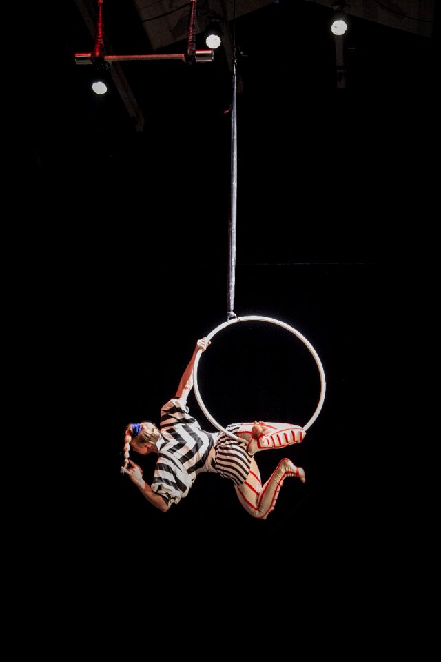 Hoop aerial performance