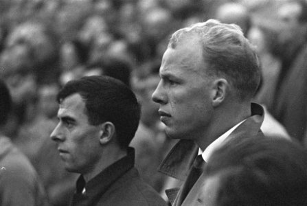 Coen Moulijn en Roel Wiersma tijdens het spelen van de volksliederen, Bestanddeelnr 910-7643