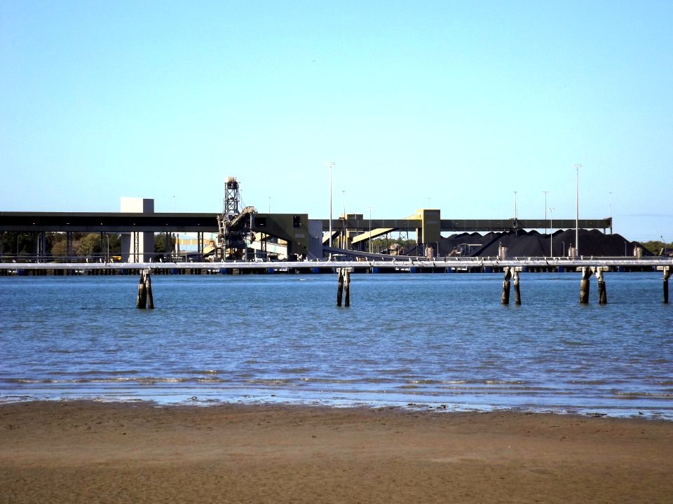 Coal loading facilities at Port of Brisbane