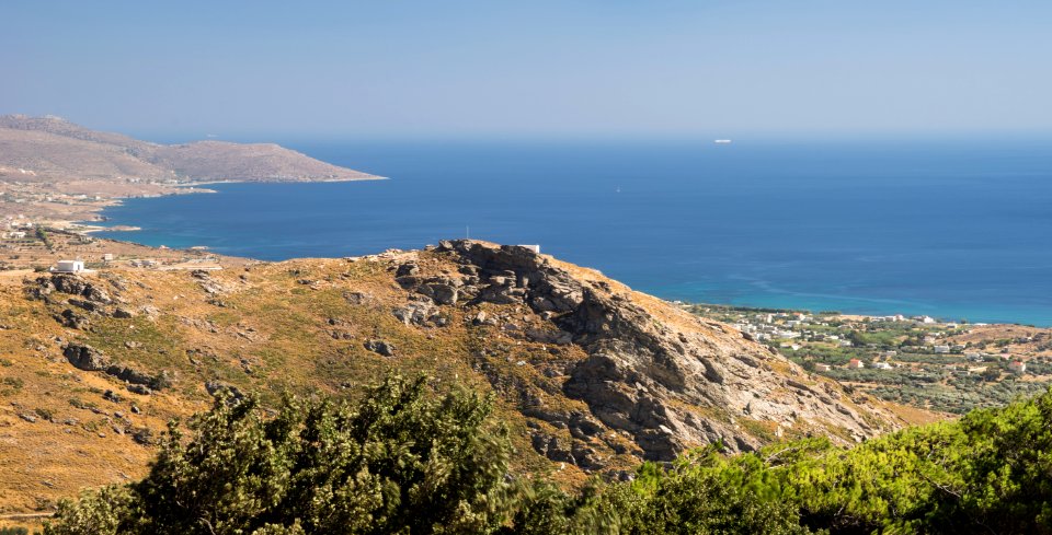 Coast line east Karystos, Euboea, Greece photo