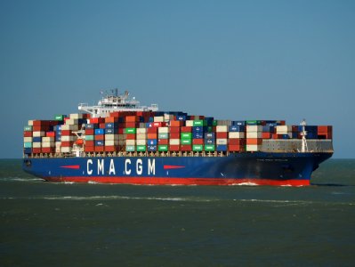 CMA CGM Otello (ship, 2005) IMO 9299628, Maasmond, Port of Rotterdam pic4