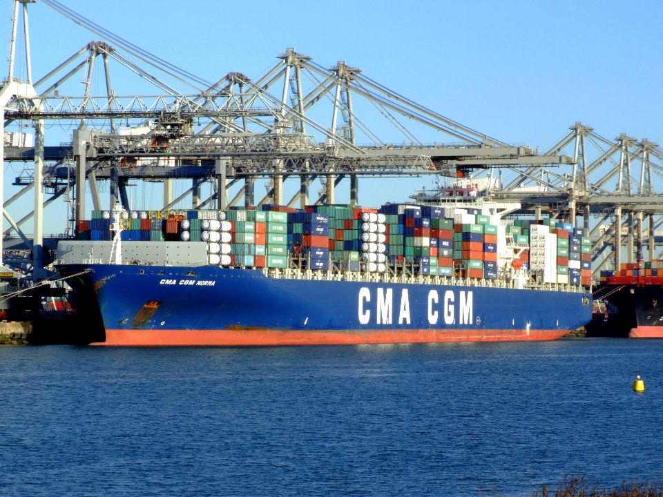 CMA CGM Norma IMO 9299812, Port of Rotterdam, Holland, 06JAN2009 pic1