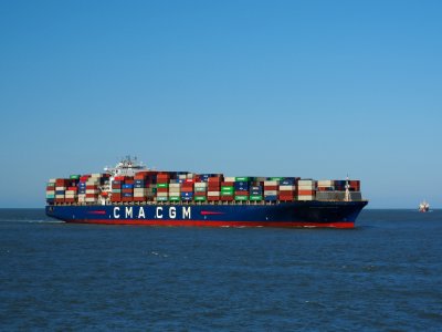 CMA CGM Otello (ship, 2005) IMO 9299628, Maasmond, Port of Rotterdam pic6