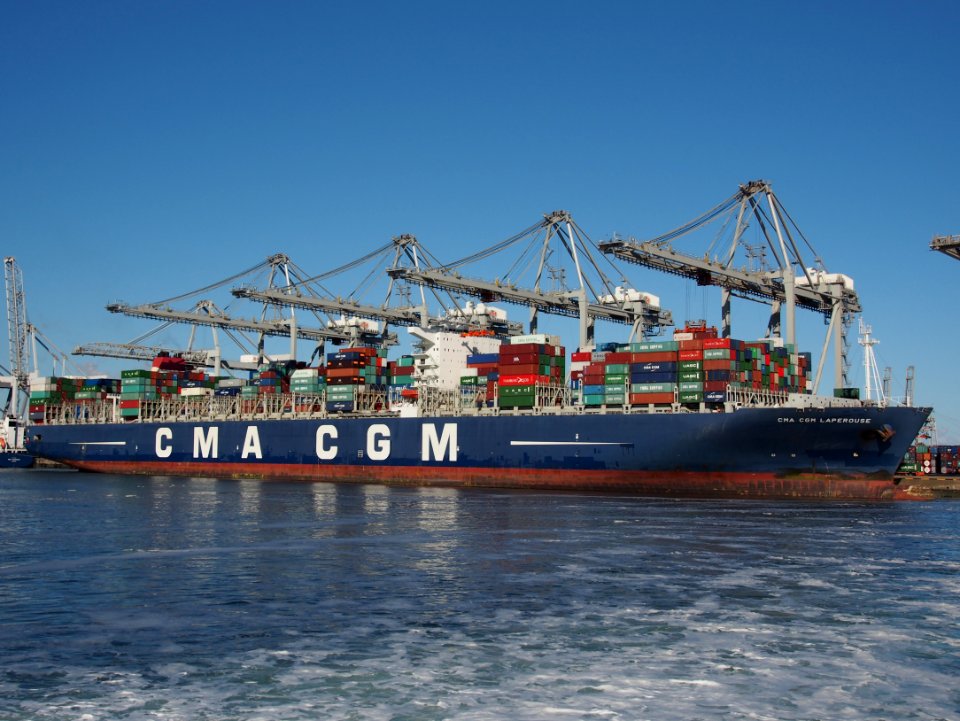 CMA CGM Laperouse (ship, 2010), Port of Rotterdam