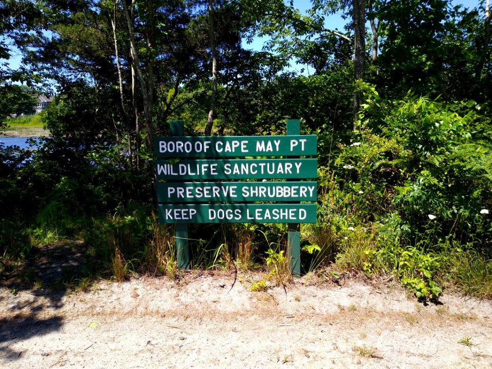 CMP Sign wildlife sanctuary