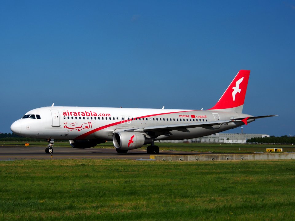 CN-NMB Air Arabia Maroc Airbus A320-214 - cn 3833 taxiing 18july2013 pic-003