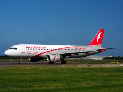 CN-NMB Air Arabia Maroc Airbus A320-214 - cn 3833 taxiing 18july2013 pic-003