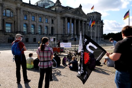 Coal law Bundestag debate public viewing at Platz der Republik 2020-07-03 06