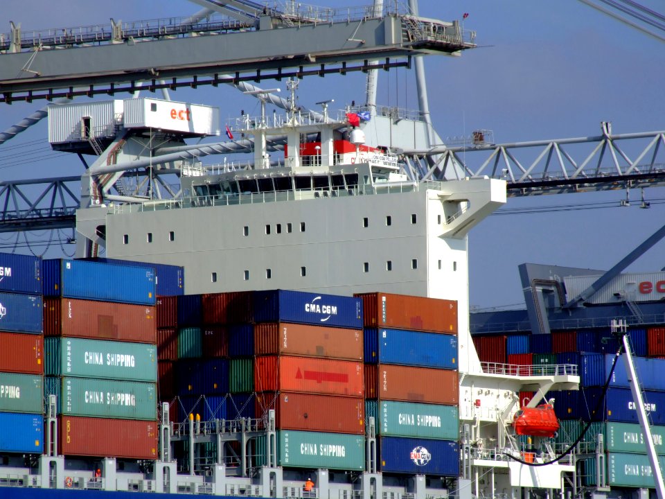 CMA CGM Pelleas pic4, Amazone harbour, Port of Rotterdan, Holland 26-Sep-2008