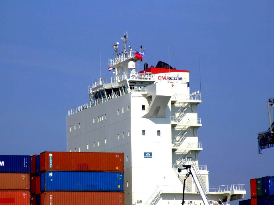 CMA CGM Pelleas pic3, Amazone harbour, Port of Rotterdan, Holland 26-Sep-2008