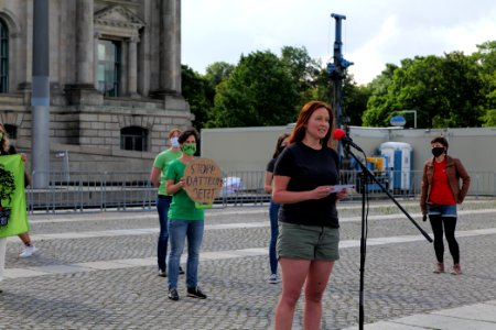 Coal law climate movement press conference at Platz der Republik 2020-07-03 27