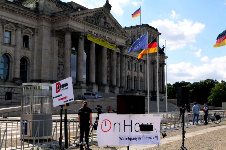 Coal law protest at Platz der Republik 2020-07-03 10