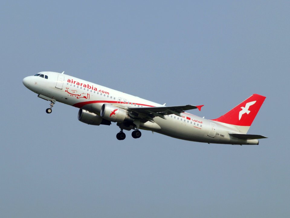 CN-NMB Air Arabia Maroc Airbus A320-214 - cn 3833 take-off 14july2013 pic2