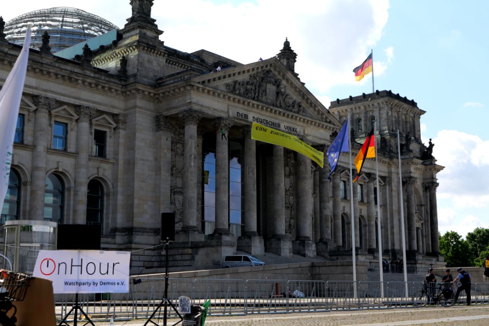 Coal law protest at Platz der Republik 2020-07-03 13