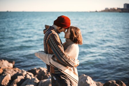 Love romance hug