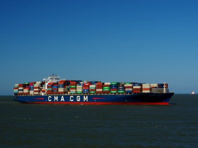 CMA CGM Otello (ship, 2005) IMO 9299628, Maasmond, Port of Rotterdam pic7 photo