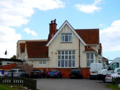 Clubhouse of East Brighton Golf Club, Roedean Road, Roedean, Brighton (August 2014)