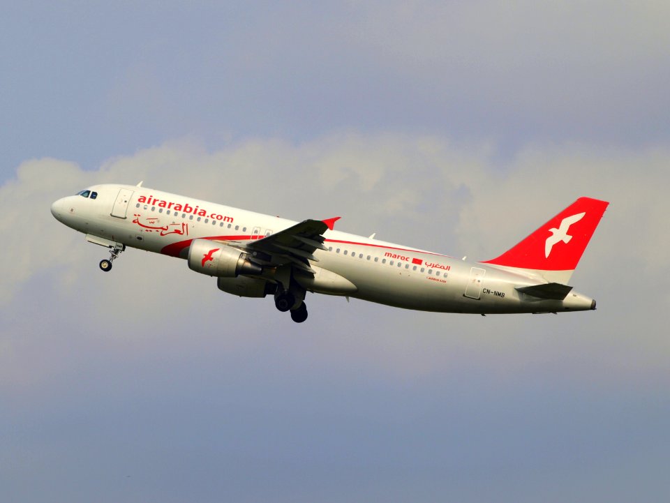 CN-NMB Air Arabia Maroc Airbus A320-214 - cn 3833 take-off 14july2013 pic3