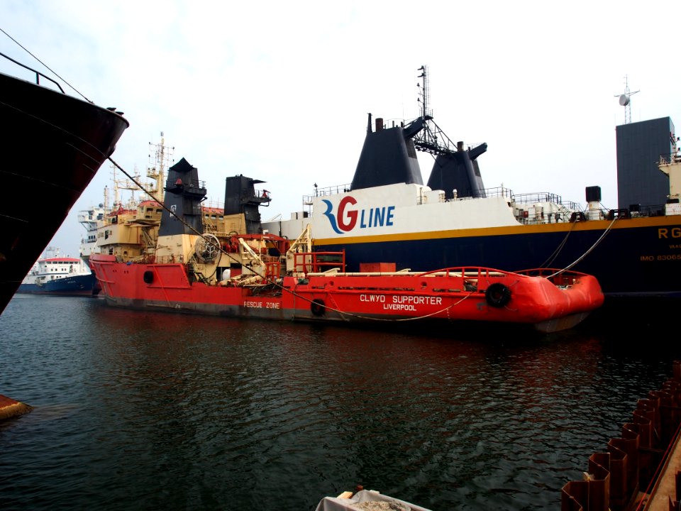 Clwyd Supporter, IMO 8325406, Grenaa, Denmark