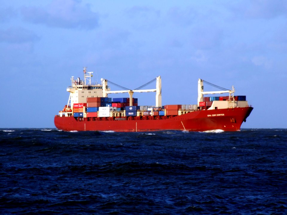 CMA CGM Cortes IMO 9163192, Port of Rotterdam 12-Dec-2006