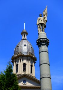 Civil War Memorial and Town Hall - Middleborough, Massachusetts - DSC03996