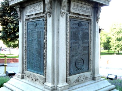 Civil War Monument by Jakob Otto Schweizer (Denver) - Civic Center Park, Denver - DSC01240