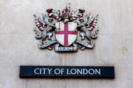 Coats of arms of the City of London Corporation, London, England, IMG 5208 edit