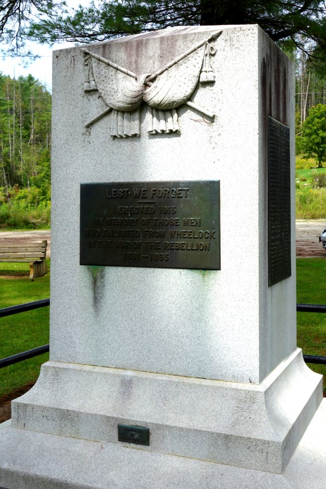Civil War Memorial - Wheelock, Vermont - DSC04406