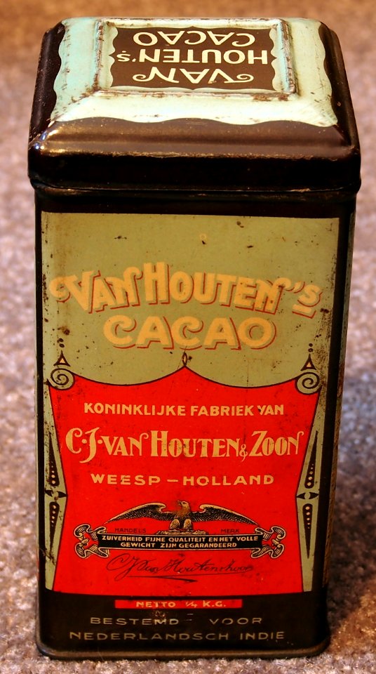 CJ van Houten & Zoon, netto half kg blik bestemd voor Nederlandsch Indië, foto9