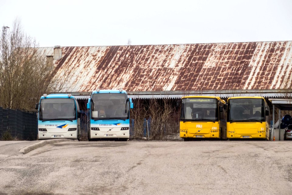 Citybus depot Turku Finland