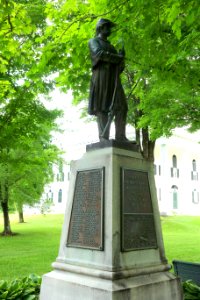 Civil War Monument - Newfane, Vermont - DSC08423
