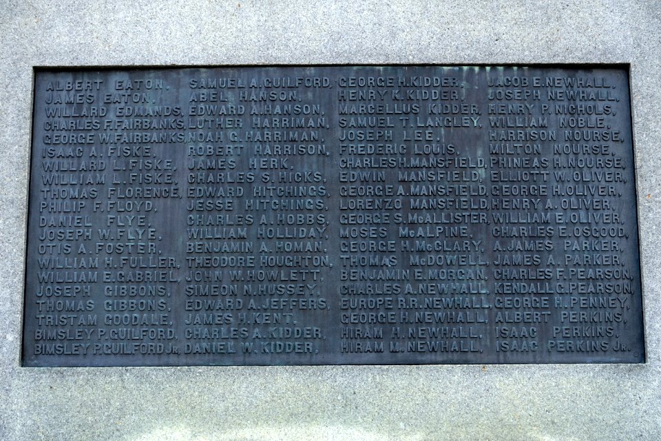 Civil War Memorial plaque - Saugus, Massachusetts - DSC04541