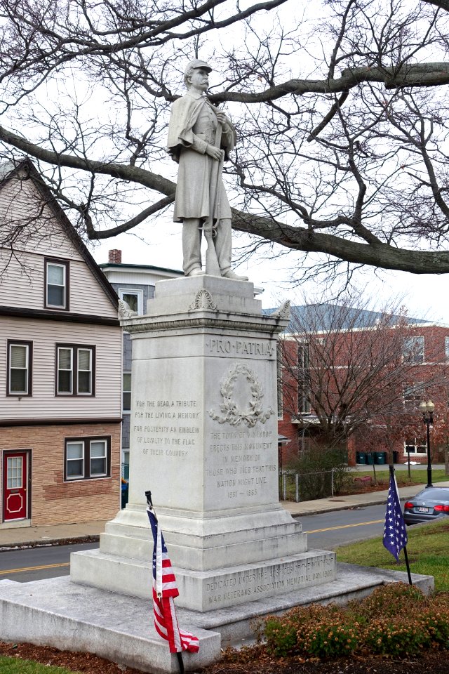 Civil War Monument - Winthrop, Massachusetts - DSC04343
