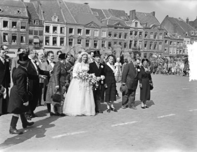 Circus-huwelijk te Maastricht, José Mullens werd de vrouw van Henry Strassburger, Bestanddeelnr 905-0562