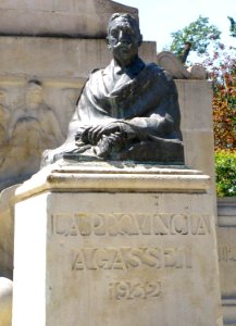 Ciudad Real - Parque Gasset, monumento a Rafael Gasset 2