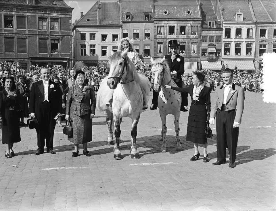 Circus-huwelijk te Maastricht, José Mullens werd de vrouw van Henry Strassburger, Bestanddeelnr 905-0563