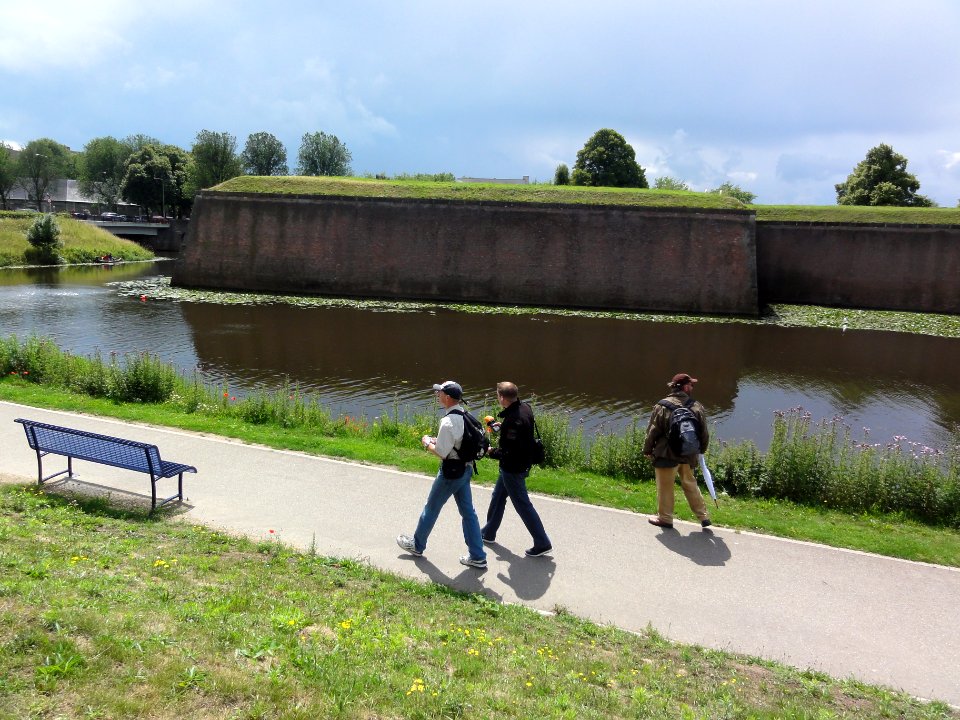 Citadel van 's-Hertogenbosch noordoostelijk bastion straatzijde