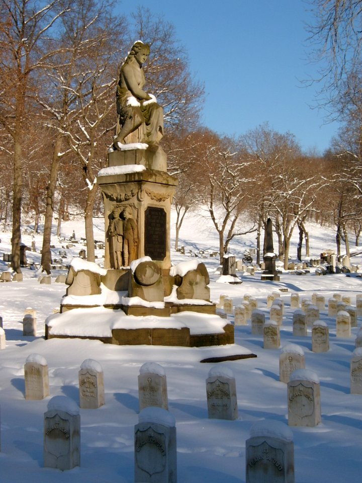 Civil War memorial, Allegheny Cemetery, 2015-01-28, 03