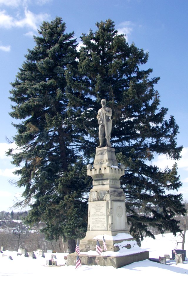 Civil War memorial, Greenwood Cemetery, 03