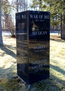 Civil War and Other Wars Memorial - Monterey Veterans Memorial Park - Monterey, MA - DSC07354