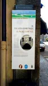 Cividale tabella Palazzo Comunale