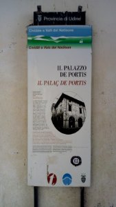 Cividale - tabella palazzo De Portis photo